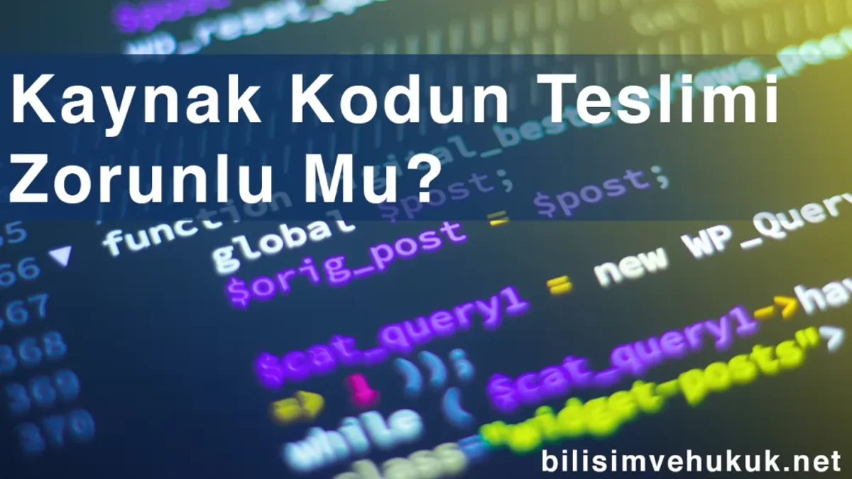 Kaynak Kod Devri - Teslimi